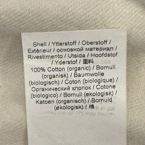 GANNI Scalloped Two-Tone Cream Denim Midi Skirt (34/US 4) - Picture 16 of 16